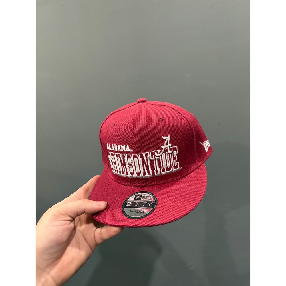 New Era 9FIFTY Alabama Crimson Tide Snapback Hat Crimson Red Mens Cap